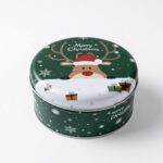Tin Box Round Christmas Tin Box