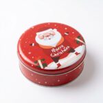 Tin Box Round Christmas Tin Box