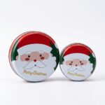 Tin Box Round Christmas Tin Box